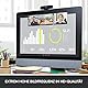 Logitech BRIO ULTRA-HD PRO Webcam, 4K HD 1080p, 5-fach Zoom, Hohe Bildfrequenz, HDR und RightLight 3, USB-Anschluss, Gesichtserkennung mit Windows Hello, Für Skype, Zoom, Cisco, PC/Mac - Schwarz