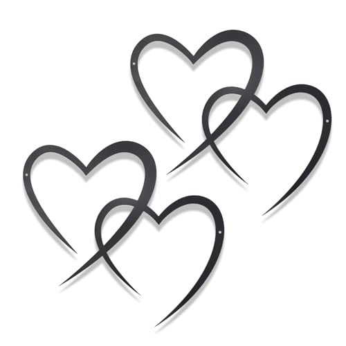 OYEFLY Infinity Heart Metal Wall Decor,Infinity Heart Wall Decor ...