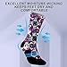 DASZGCB Funny Patterned Crazy Novelty Socks Printed Graffiti Geometric Patterns Fashion Gifts for Men Women(N01B)
