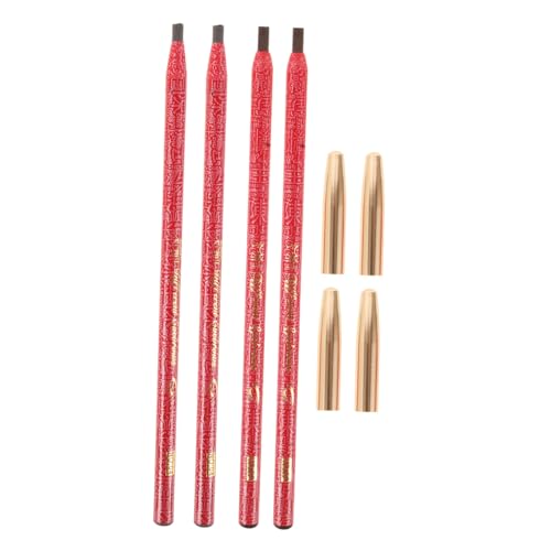 minkissy Juego De 4 Uds. Lápiz De Cejas Kit De Laminación De Cejas Kit De Levantamiento De Pestañas Paleta De Sombras De Ojos Paleta De Cejas Bigudí Delineador De Labios Madera