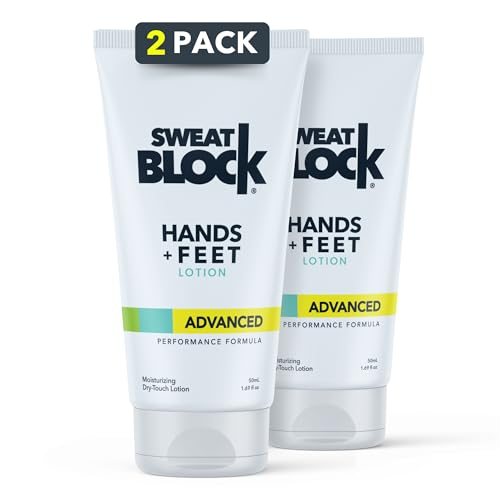 Image of SweatBlock Antiperspirant Lotion for Sweaty Hands & Feet 1.69 oz, 2 Pack