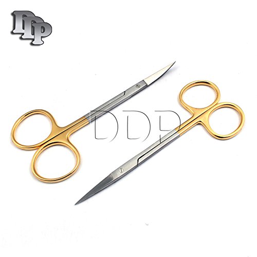 DDP 2 IRIS SCISSORS TUNGSTEN CARBIDE STRAIGHT & CURVED 4.5