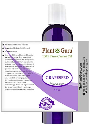 Carrier Oil Variety Set 4 Oz Cold Pressed 100% Pure Natural Almond, Avocado, Coconut Fractionated, Grapeseed. For Aromatherapy Essential Oils, Skin & Hair Growth Moisturizer. Perfect For Body Massage. #TOP6