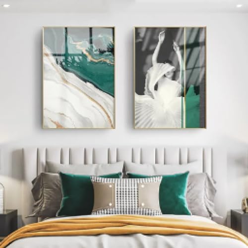 Affiches d'art mural en bambou à dos de tortue 60x80cm triptyque sur toile