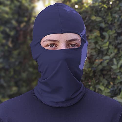 Kit 10 Balaclavas Balaclava Touca Toca Ninja Bandana UV50+ Azul Marinho