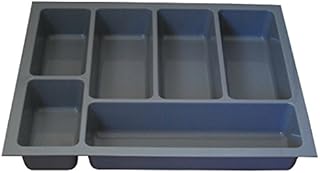 Blum Heavy Duty Cutlery Tray to Fit Most 45cm / 450mm Drawers. Heavy Duty Grey Plastic 364mm Wide x 422mm Deep x 57mm High GT1/450
