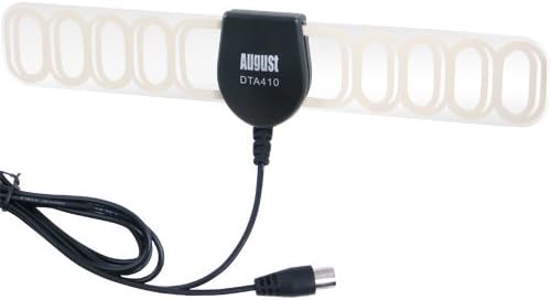 Digital TV Antenna - Portable Indoor/Outdoor Aerial for USB TV Tuner/Digital Television/DAB Radio - with Screw Fix Wall Mount(DTA410)