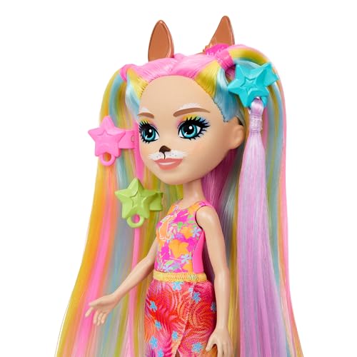 Enchantimals Poupée Chevelure Poupée et figurine animal HTJ70 - vue 3