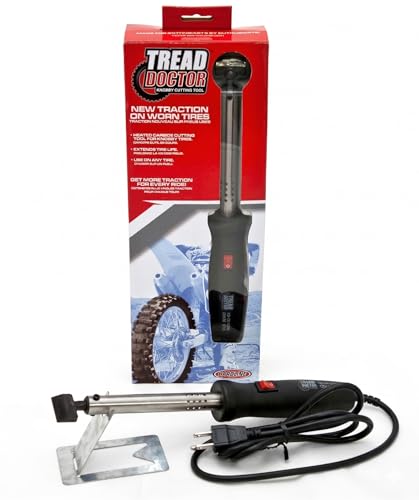 Hardline Products USA Tread Doctor Tire Groover Heated Knobby Cutting Tool for Motocross Dirt Bike ATV & UTV Tires Restores Traction & Extends Tire Life 110V -TD-1