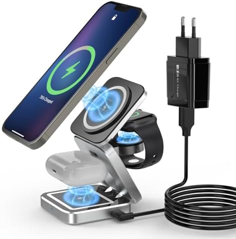 Il Set Di Ricarica Wireless Da Viaggio ESR 3-in-1 Integra Un Caricatore - Foto 6