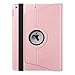 Fintie Rotating Case for iPad 9th Generation (2021) / 8th Generation (2020) / 7th Gen (2019) 10.2 Inch - 360 Degree Rotating Stand Cover with Pencil Holder, Auto Wake Sleep, Rose Gold