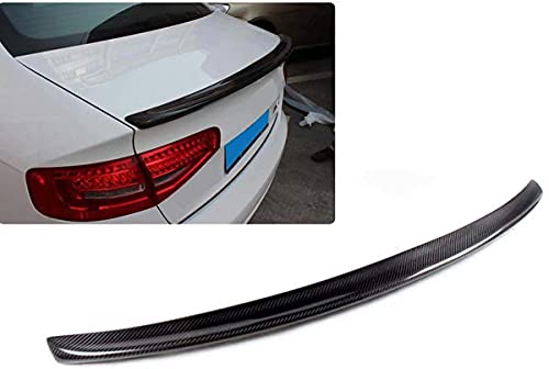 Voiture Fibre De Carbone Becquets arrière Pour Audi A4 B8 B8.5 Sline S4 Sedan 2009-2016, Spoiler Coffre De Voiture Aileron Arrière Accessoires De Style De Modification Cover