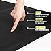 OmySalon 4'x5' - 1/2'' Thick Salon Anti Fatigue Mat for Hairstylist Standing, Barber Floor Matt with Circle Cut Out for Styling Chair, Hair Cutting Hairdressing Equipment