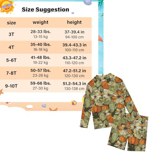 Bañador de 2 piezas infantil con protección solar UV de 3 a 10 años 3