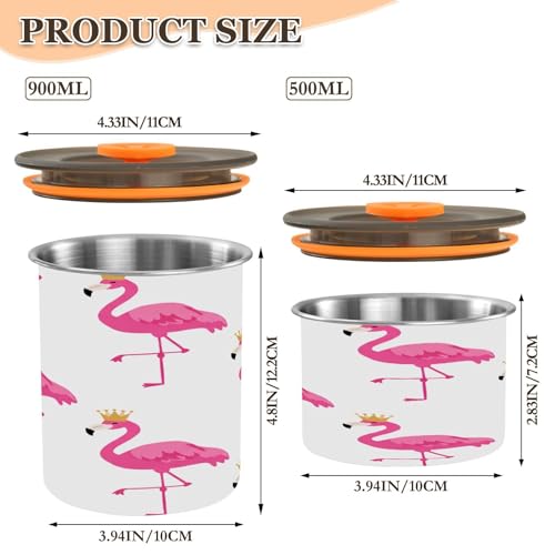 Contenedor hermético para café al vacío acero inoxidable 500ml miniatura 3