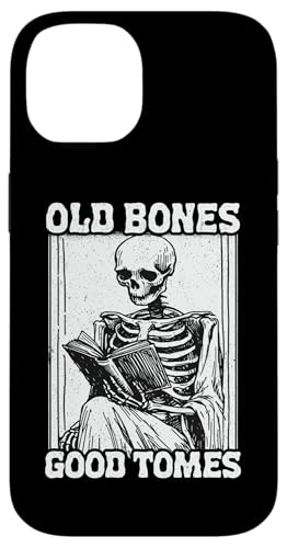 Old Bones Good Tomes Book Lover Bookworm �X�P���g���u�b�N �X�}�z�P�[�X iPhone 14 �p