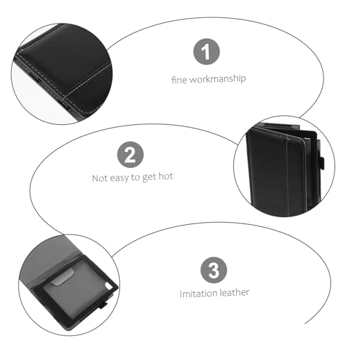 Carcasa para e-book de cuero artificial con protección elegante de botones 3