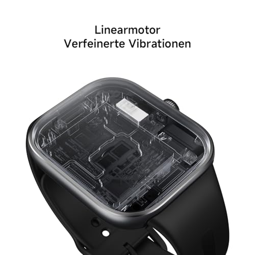XIAOMI Redmi Watch 5 Smartwatch, Sport- und Fitnessüberwachung, 2,07 AMOLED, 24 Tage Akkulaufzeit, 150+ Sportmodi, Herzfrequenzüberwachung, Schlafüberwachung, 5ATM, GPS, Android™ & iOS, Black