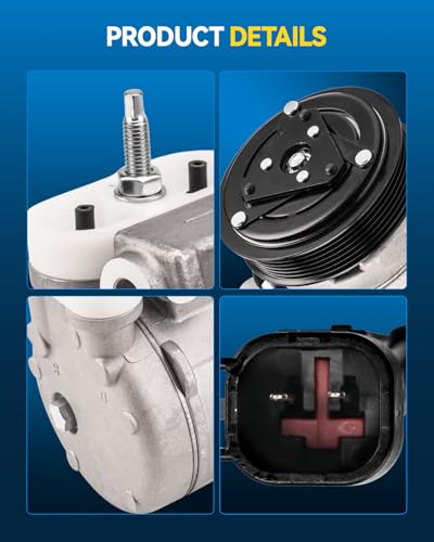 Image of PHILTOP NEW AC Compressor w /Clutch for Equinox /Torrent 2006-2009 3.4L