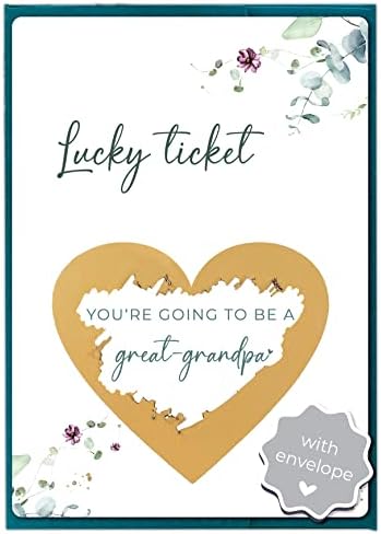 Jolicoon Pregnancy announcement scratch card - We're having a baby with envelope - Baby announcement baby