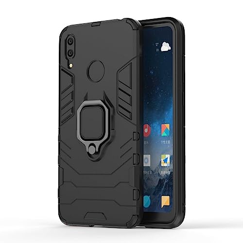 Arseaiy Funda Tipo Cartera Para Huawei Y7 Pro 2019/Enjoy 9 Flip Phone Case Con Correa Cruzada, Bolso Magnético Con Cremallera, Bolsillo Con Cremallera, Piel Sintética, A Prueba De Golpes, Con Función