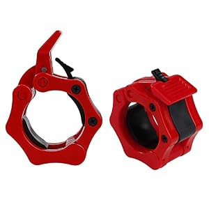 QIMEI-SHOP Bague de Serrage à Libération Rapide Collier de Blocage Bague 50mm Pinces à Haltères Antidérapants pour Haltérophilie Musculation
