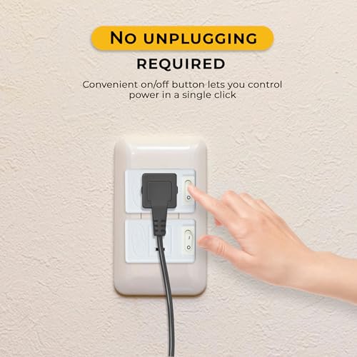image for Touch & Glow - 2 Prong Outlet Switch - Single Port Outlet Extender wit