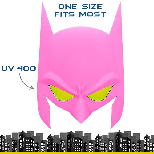 Image of Sun-Staches Batman Sunglasses | DC Comics Costume Accessory | UV 400 | One Size Fits Most