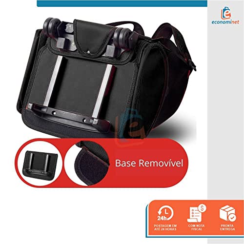 Mala Bolsa Mochila de Transporte Pet Viagem com Rodinhas para Cães e Gatos (Preta)