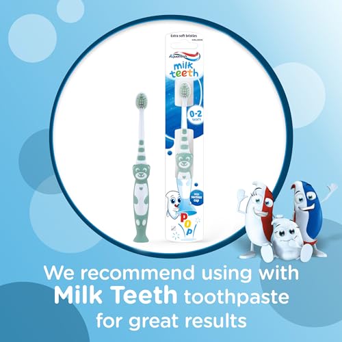 Aquafresh Toothbrush for Kids, Milk Teeth Toothbrush for Children 0-2 Years, Soft Bristles, Packaging May Vary - Image 4