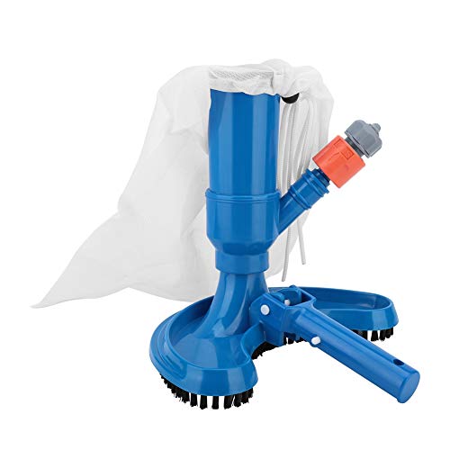 Liineparalle Portable Swimming Pool Pond Fountain Vacuum Brush Cleaner Cleaning Tool Quickly Remove Debris and Clean Pool Floor Surfaces with Swivel Connection