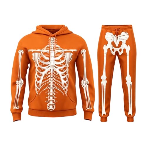 Disfraz de Halloween para hombre con impresión 3D divertida