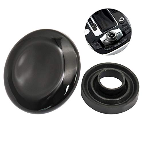 SecosAutoparts Joystick Center Console Button Cover MMI Repair Knob Compatible with Audi A4 A5 A6 Q5 Q7 S4 2007-2015