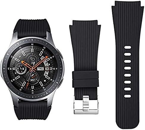 SKEIDO 22mm Silicone Wrist Band Strap for Samsung Galaxy Watch 46mm SM-R800 Smartwatch Replacemnt Bracelet Watchband Strap unisex