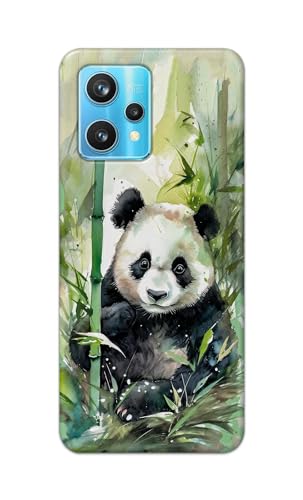 Image of Printed Hard Back Cover for Realme 9 Pro Plus 5G | Realme 9 Pro+ 5G Back Cover (Panda -J1) -190724(EA)