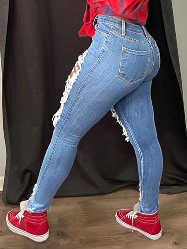 Women’s Slims Classic Relaxed Fit Leg Jean Distressed Slim Fit Skinny Jeans Juniors Jeans2