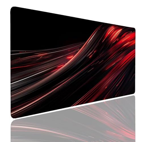 Tapis de souris gamer large et étanche avec bords cousus haute précision XL