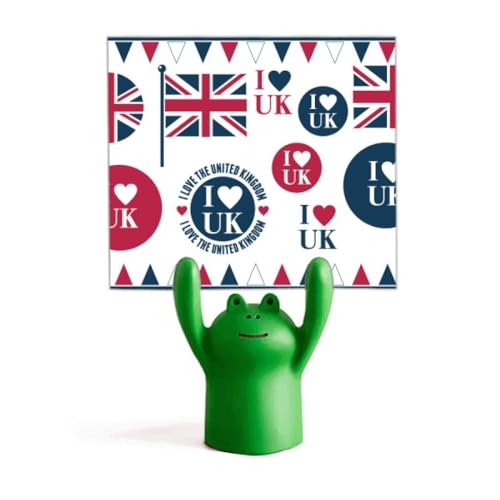 Support de mémo grenouille pince note drapeau britannique souvenir UK