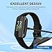 EasEasy 4 Pack Compatible For Fitbit Inspire 3 Case Clear, Soft TPU Full Cover Protection Bumper & HD Watch Screen For Inspire 3 Protector-Transparent