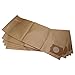 Produktbild vhbw 5x Staubsaugerbeutel kompatibel mit Bosch PAS 12-50 F, GAS 12-50 RF Staubsauger - Papier Braun