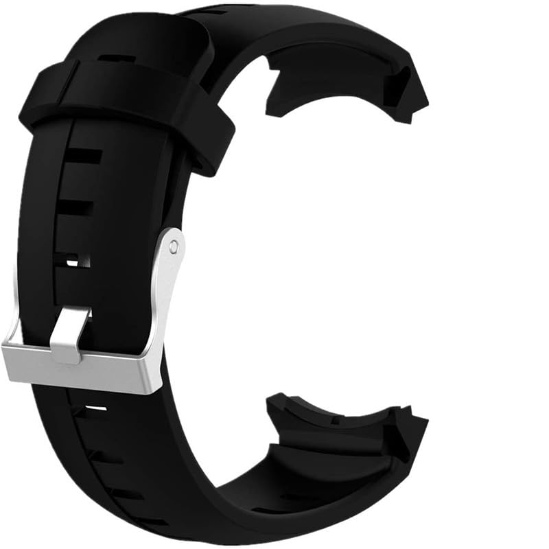 INFStrap Compatible with Suunto Spartan Ultra Silicone Black Sport Replacement Strap