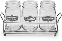 Algopix Similar Product 5 - Circleware Trio Grand Mason Jar Glasses