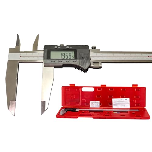 Calibrador digital pesado 0-24"/600mm de acero inoxidable miniatura 1