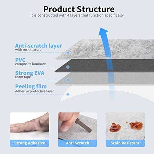 Art3D 102-Piece Backsplash Tile Peel And Stick For Stove Kitchen Bathroom Fireplace, 3In. × 6In. Stick On Subway Tile Natural Stone White #TOP6