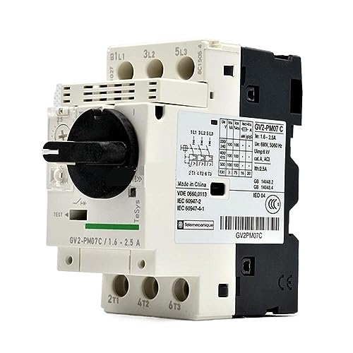 Guardamotor GV2-PM07C interruptor de protección para motor de perilla 3P 1.6-2.5A 2