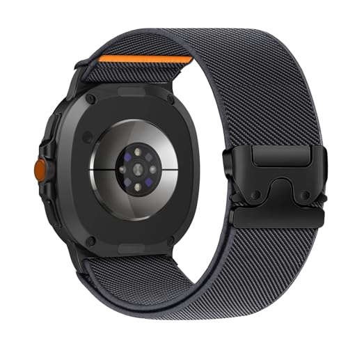 Bracelet Galaxy Watch 8 nylon parachute pour sport et quotidien 44mm