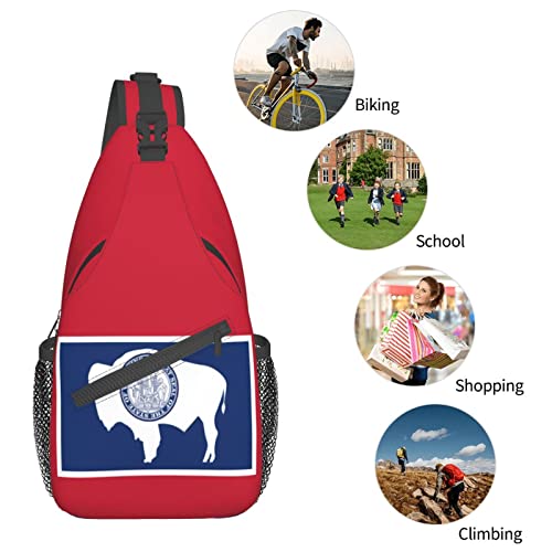 Mochila tipo bandolera unisex negra para uso diario miniatura 7