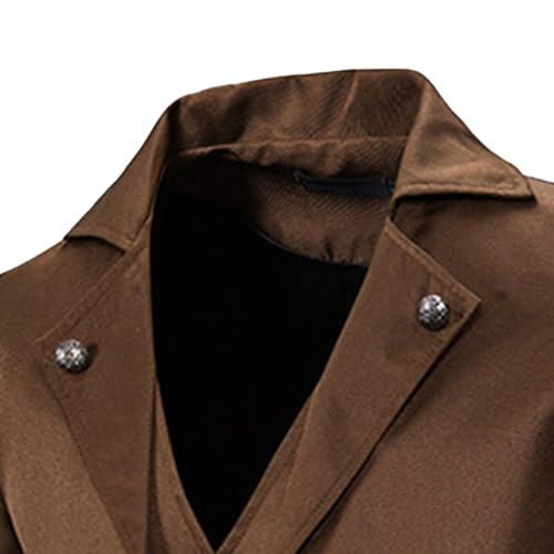 JEsilunmaMY Mens Solid Color Stylish Tuxedo Slim Fit Tailcoat Dress Coat Swallowtail Dinner Party Wedding Blazer Suit Jacket4