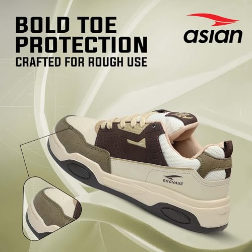 Image of ASIAN Men's Vegas-01 Sneakers | Stylish & Lightweight Design Comfortable Lace-Up Sneakers for Travel & Everyday Use