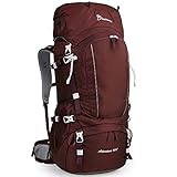 MOUNTAINTOP Trekkingrucksack Damen 60L Großer Rucksack Wanderrucksack Reiserucksack Outdoor...